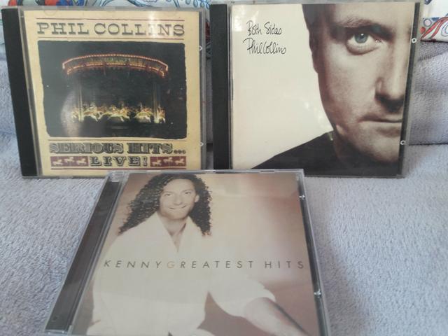 3 CDs 2 Phill Collins + 1 Kenny G intactos