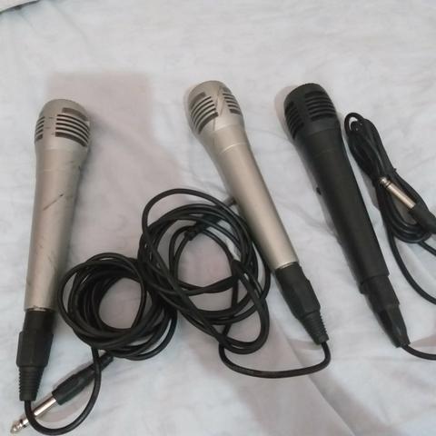 3 microfones