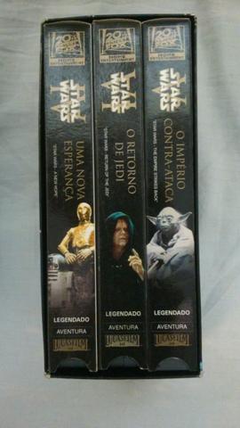 Box Star Wars em VHS legendado