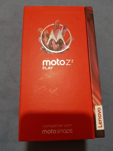 Caixa Moto Z2 Play original com chave do chip e manuais