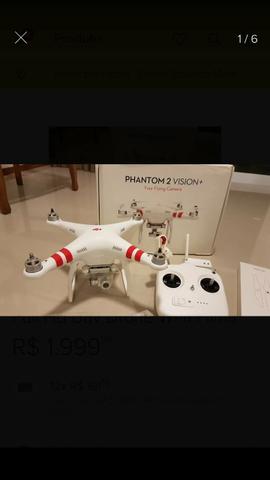 Drone Phanton 2 vision+ 3 baterias e bag de transporte