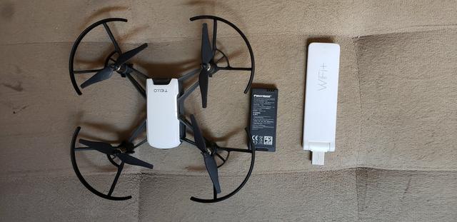 Drone tello, bateria extra e repetidor wifi