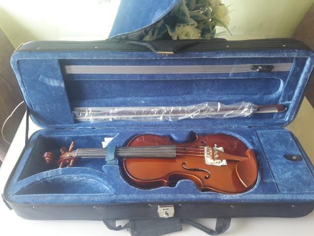 Eagle Ve421 Violino 1/2 Com Case Arco E Breu