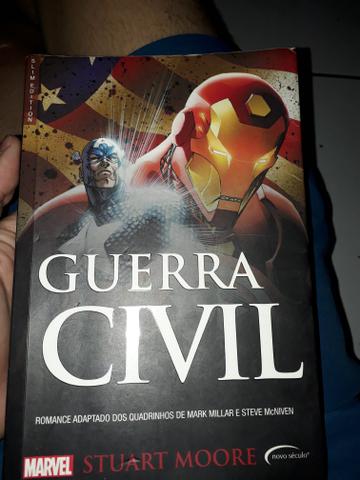Livro Guerra civil marvel