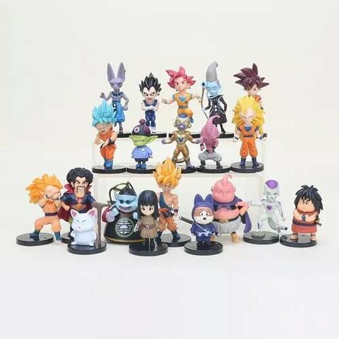 Promoção:Kit Com 20 Personagens Dragon Ball Bonecos