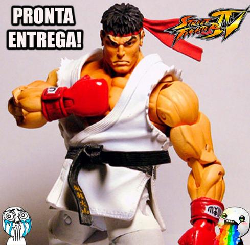 Ryu Street Fighter Branco Neca Action Figure Pronta Entrega