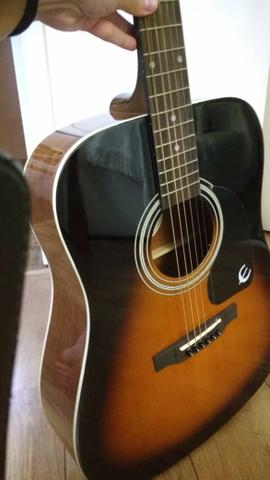 Violão Acústico Epiphone cordas de aço - comprado em