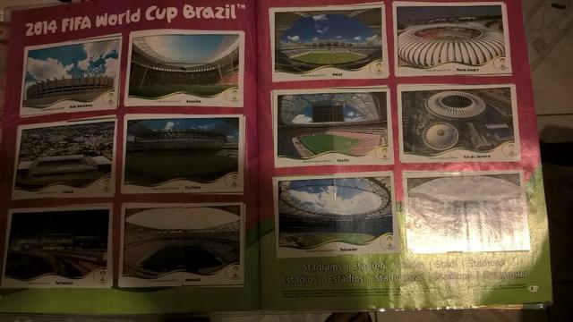 Álbum De Figurinhas Copa Do Mundo Brasil  Completo