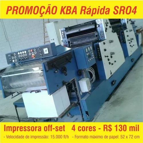 Kba Rapida Sro4 - 4 Cores - 130 Mil