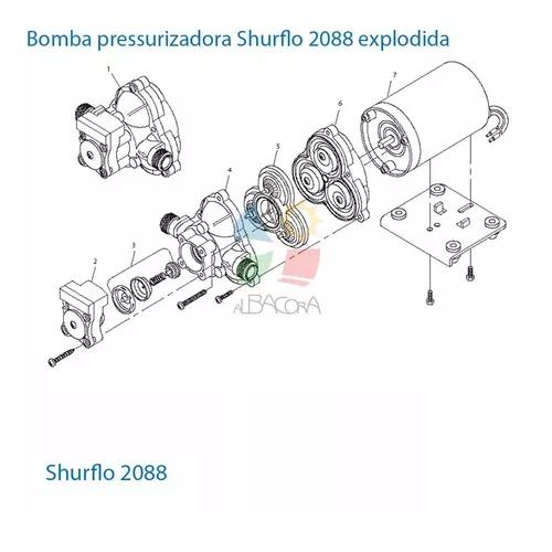 Reparo De Bombas Pressurizadoras Shurflo - Peças A Parte
