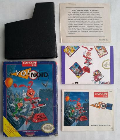 Caixa Vazia E Manual Do Jogo Yo Noid Nes Nintendinho