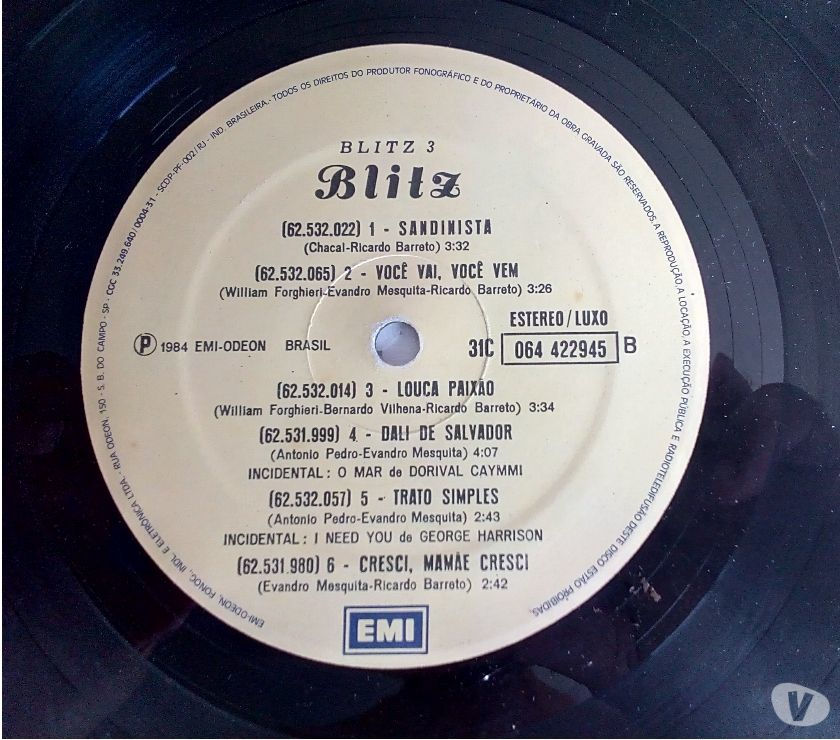 Disco de Vinil LP Blitz 3 - Volume 3 Usado