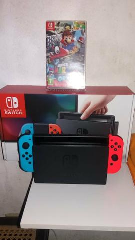 Nintendo Switch + 1 jogo (vendo ou troco)