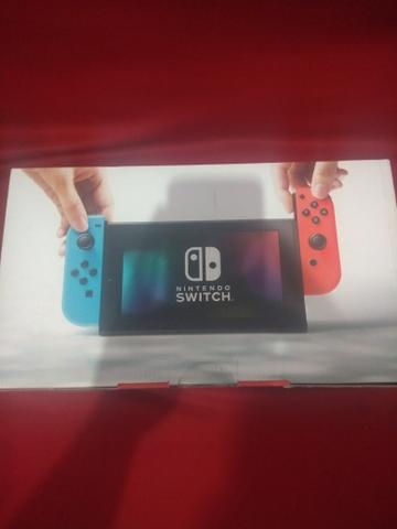 Nintendo Switch Semi-Novo Na Caixa Com 4 Jogos