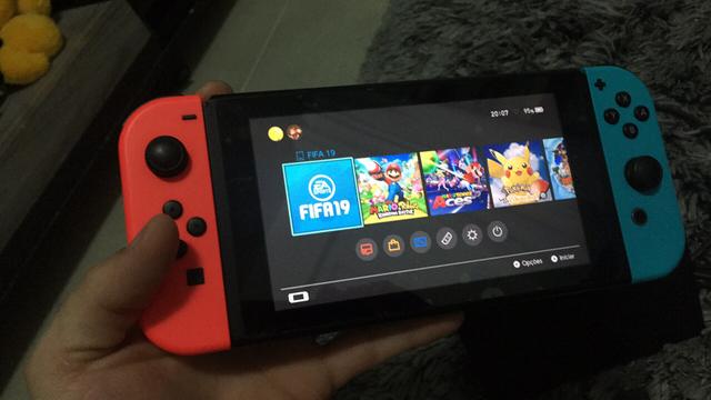 Nintendo switch modelo desbloqueavel