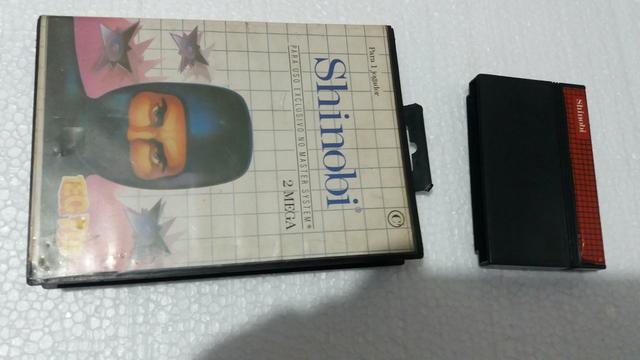 Shinobi Master System Caixa