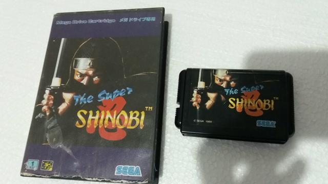 Shinobi Mega Drive Japones Caixa