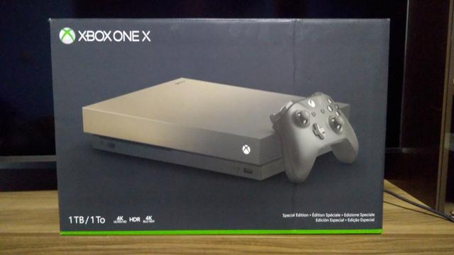 Xbox one x novo lacrado