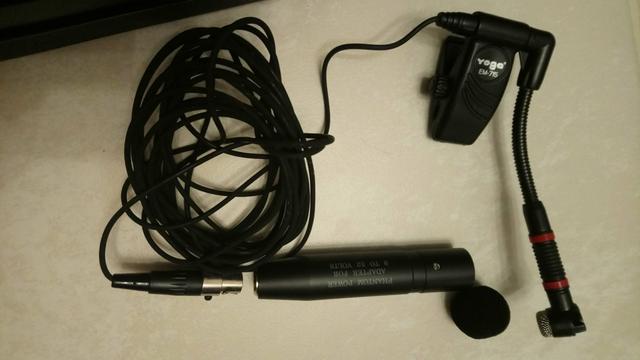 Microfone Yoga EM-715 para sopro ou cordas