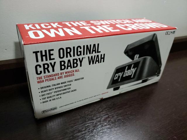 Pedal de efeito Cry baby Dunlop wah wah