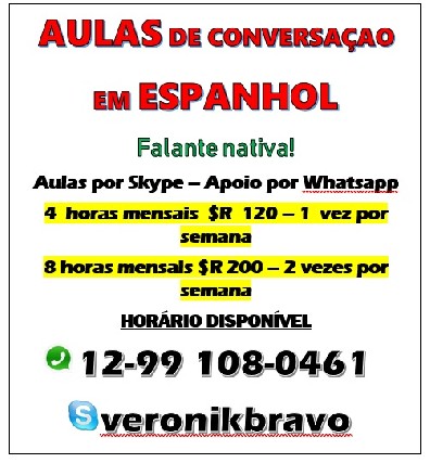 Aulas de conversaçao em espanhol