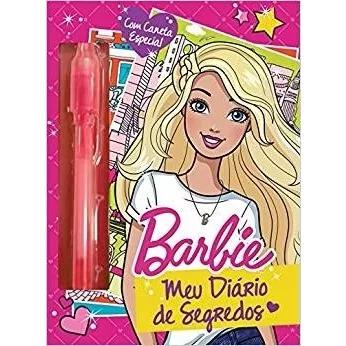 Barbie Meu Diario De Segredos Com Caneta Magica E Cadeado