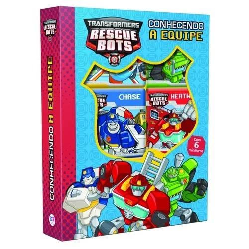 Box 6 Livros Cartonados Transformers - Conhecendo A Equipe