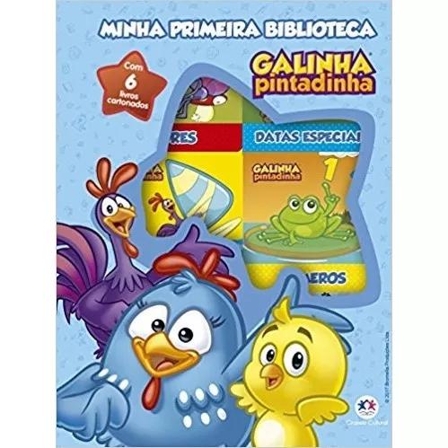 Box C/ 6 Livros Galinha Pintadinha - Minha Primeira Bibliote