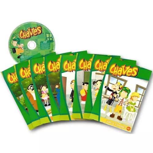 Chaves Kit Com 8 Livros Infantis Colorir E Atividades + Cd