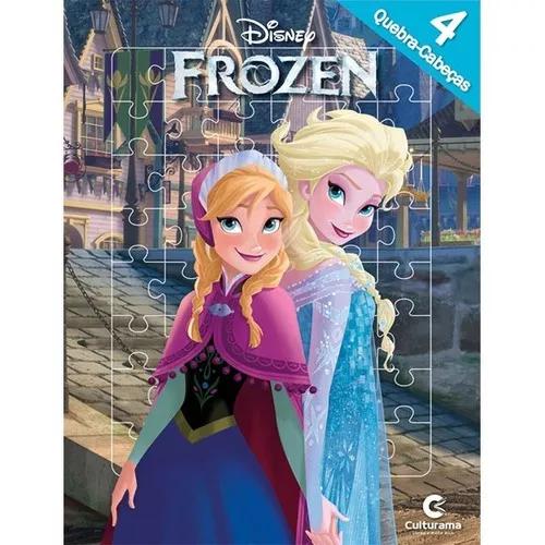 Ler E Brincar Livro Com Quebra Cabeça Frozen - Culturama