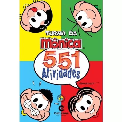 Livro 551 Atividades Turma Da Monica