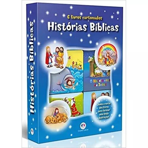 Livro Box Com 6 Livros Historias Biblicas Capa Nova