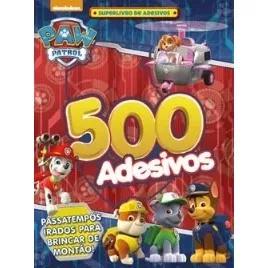 Livro De Adesivos Com 500 Adesivos - Patrulha Canina Super