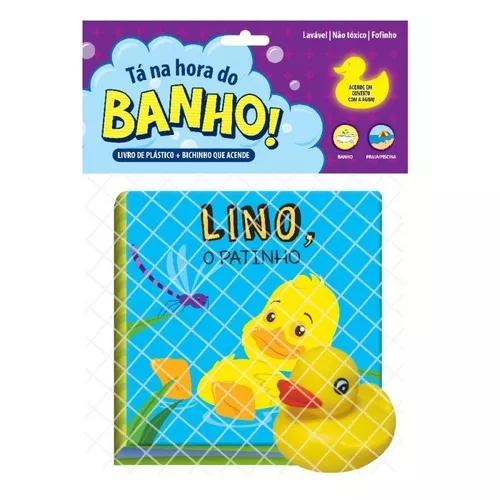 Livro De Banho - Lino O Patinho Que Acende Na Agua