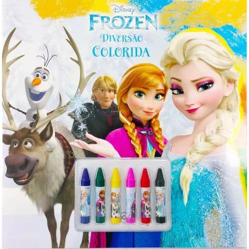 Livro Disney - Diversão Colorida - Frozen