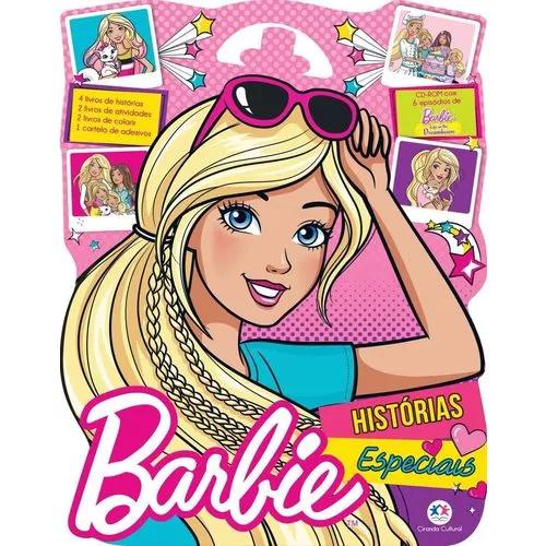 Maleta Barbie - Histórias Especiais - 4 Livros + 1 Cd + Car