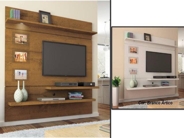 Painel home suspenso com suporte de tv aé 60" receba