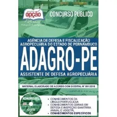 Apostila Adagro-pe 2018 - Assistente De Defesa Agropecuária
