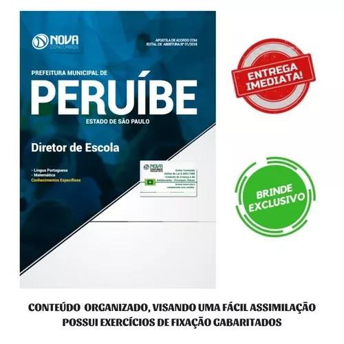 Apostila Prefeitura Peruíbe - Sp 2018 - Diretor De Escola