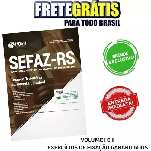 Apostila Sefaz-rs 2018 - Técnico Tributário + Brinde