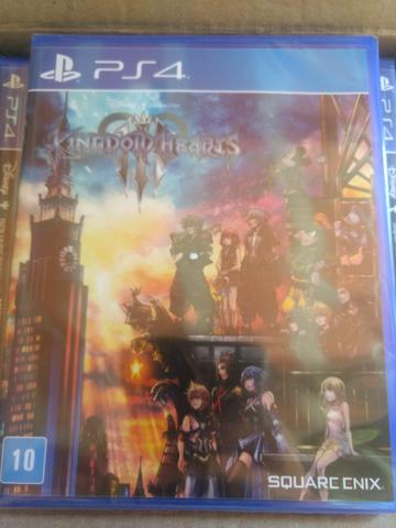 Kingdom hearts 3 e resistent evil 2 ps4