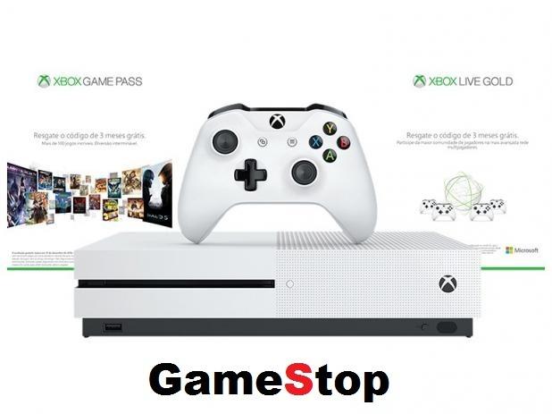 Xbox One S 1TB Modelo Novo Lacrado com 3 Meses de Gamepass