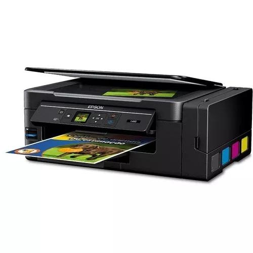 Multifuncional Epson Tanque L495 Wifi Visor Ecotank +12refil