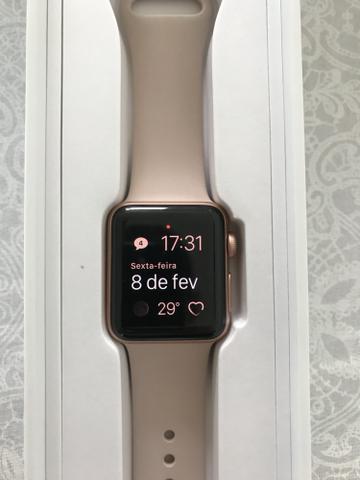 Apple Watch 3a geração rose gold