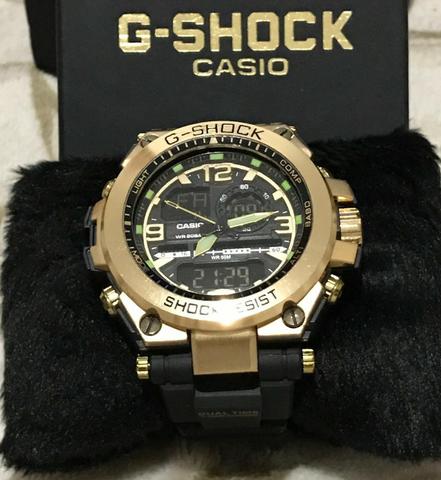 G-shock caixa de aço varias cores, 100% a prova d'agua