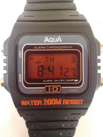 Relógio Digital Aqua Estilo Retrô Bolsonaro