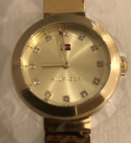 Relógio feminino Thommy Hilfiger - aço dourado