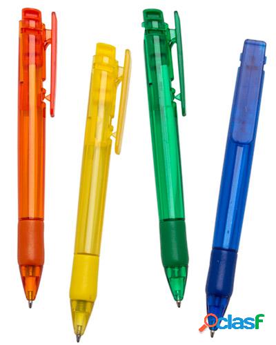 caneta colorida de plástico personalizada