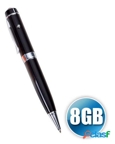 caneta pen drive 8gb com laser point personalizada