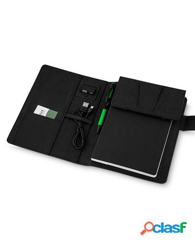 capa para caderno com powerbank personalizada